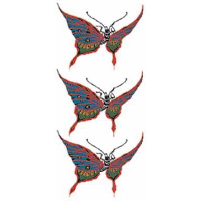 タトゥーシール 蝶1 タトゥーシール 蝶1