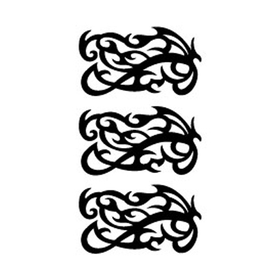 タトゥーシール 腕輪トライバル1 タトゥーシール 腕輪トライバル1