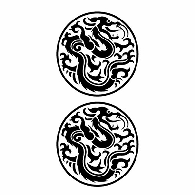 タトゥーシール トロピカル黒 タトゥーシール トロピカル黒