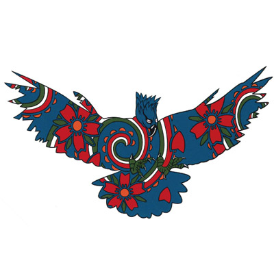 タトゥーシール 桜吹雪鷲 タトゥーシール 桜吹雪鷲