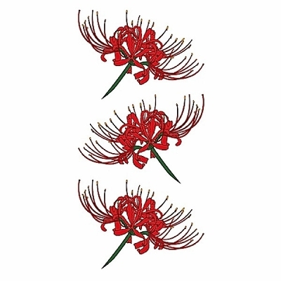 タトゥーシール 曼珠沙華 タトゥーシール 曼珠沙華