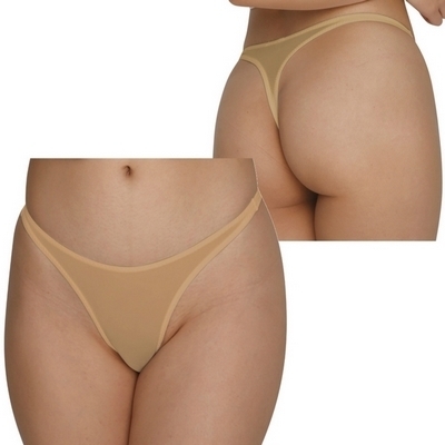 2wayストレッチ極薄ハイレグTバック ベージュ 2wayストレッチ極薄ハイレグTバック ベージュ