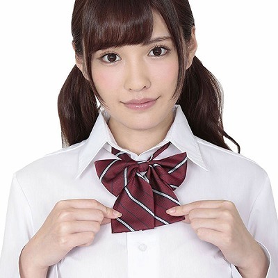 きゅん可愛スクールリボン ダークレッドストライプ きゅん可愛スクールリボン ダークレッドストライプ