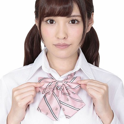 きゅん可愛スクールリボン ピンクストライプ きゅん可愛スクールリボン ピンクストライプ