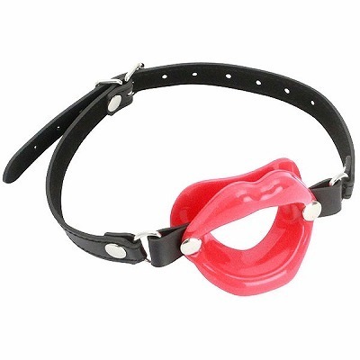 <SM VIP>リップ開口リング口枷 (赤) <SM VIP>リップ開口リング口枷 (赤)