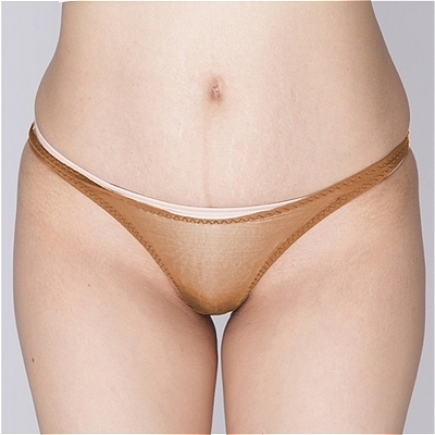 極薄ストレッチハイレグハーフバック ベージュ 極薄ストレッチハイレグハーフバック ベージュ