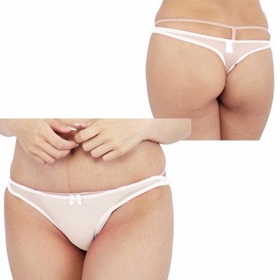 キラキラスケスケシンプルTバック 4L ホワイト キラキラスケスケシンプルTバック 4L ホワイト