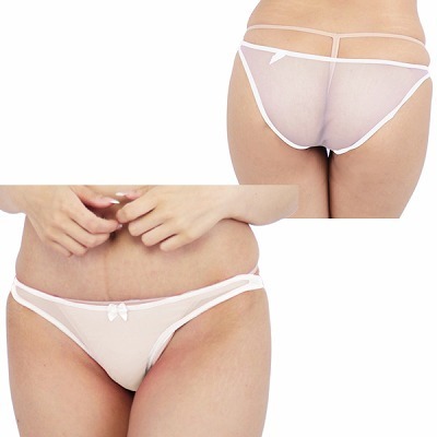 キラキラスケスケシンプルハーフバック 5L ホワイト キラキラスケスケシンプルハーフバック 5L ホワイト