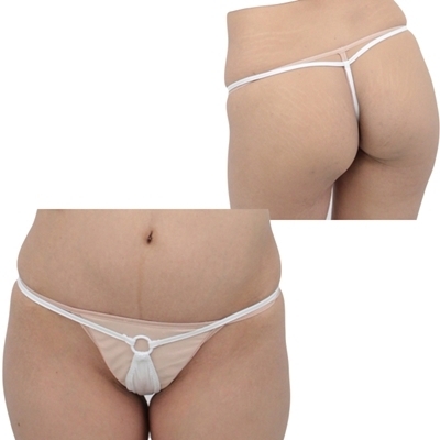 光沢があり肌触りの良い生地リングコンビGスト ホワイト 光沢があり肌触りの良い生地リングコンビGスト ホワイト