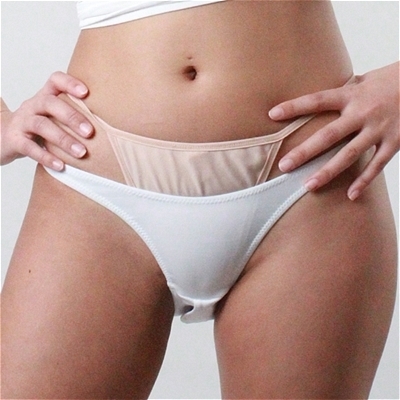 UNISEX ディルド固定シリコンリング付前開きフルバック ホワイト UNISEX ディルド固定シリコンリング付前開きフルバック ホワイト