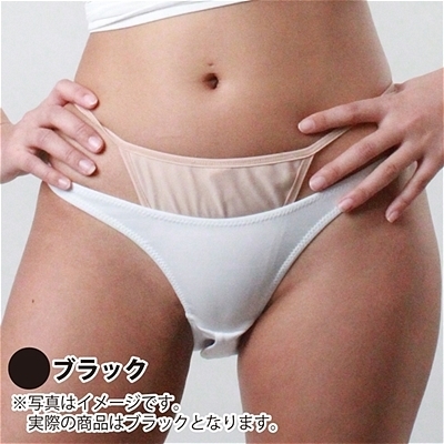 UNISEX ディルド固定シリコンリング付前開きフルバック ブラック UNISEX ディルド固定シリコンリング付前開きフルバック ブラック