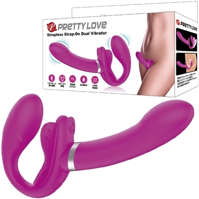 プリティラブ (ストラップレスストラップオンデュアルバイブレーター) プリティラブ (ストラップレスストラップオンデュアルバイブレーター)