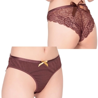ミルクチョコレート香るシースルーヒップパンティ ミルクチョコレート香るシースルーヒップパンティ