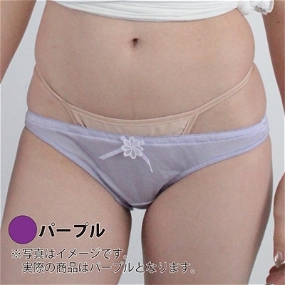 通気性の良い光沢インゴムフルバック (パープル) 通気性の良い光沢インゴムフルバック (パープル)