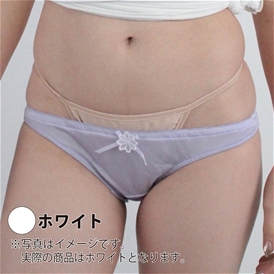 通気性の良い光沢インゴムフルバック (ホワイト) 通気性の良い光沢インゴムフルバック (ホワイト)