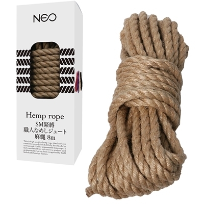 <NEO>SM緊縛 職人なめしジュート麻縄 8m (ナチュラル) <NEO>SM緊縛 職人なめしジュート麻縄 8m (ナチュラル)