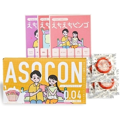 あそぶ前戯ゲーム付きコンドーム「ASOCON」Vo3 あそぶ前戯ゲーム付きコンドーム「ASOCON」Vo3