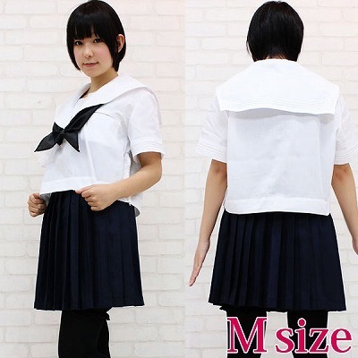 お嬢様学院セーラー服(旧夏服) M お嬢様学院セーラー服(旧夏服) M