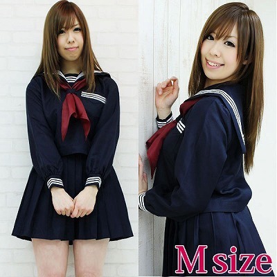 長袖セーラー服セット M 長袖セーラー服セット M