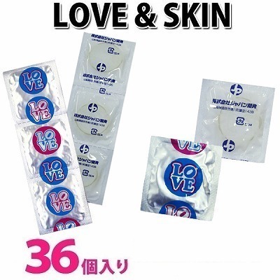 【36個入り】LOVE&SKIN (お一人様3点限り) 【36個入り】LOVE&SKIN (お一人様3点限り)