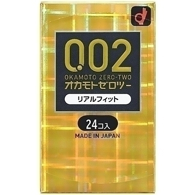 オカモトゼロツー うすさ均一0.02 (リアルフィット) 24個入り オカモトゼロツー うすさ均一0.02 (リアルフィット) 24個入り