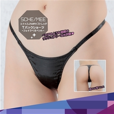 BLACKMATERIAL Tバックショーツ (VELVET) BLACKMATERIAL Tバックショーツ (VELVET)