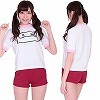 ゼッケン付き体操服ピンク(コスチューム)