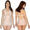 極薄シースルー前結びボディコン(ランジェリー)