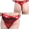 キラキラストレッチメタリックTバック レッド(ランジェリー)