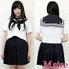 私立女子校のセーラー服(夏服) M(コスチューム)