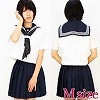 伝統のある女子高セーラー服(夏服) M(コスチューム)