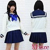 青いリボンのセーラー服(冬服) M(コスチューム)