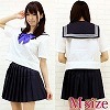 青いリボンのセーラー服(夏服) M(コスチューム)