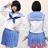 女子大付属校セーラー服(中間服) M(コスチューム)