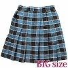 チェック柄プリーツスカート BIG(コスチューム)