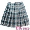 チェック柄プリーツスカート BIG(コスチューム)