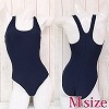 パッド付きの本物スクール水着 紺 M(コスチューム)